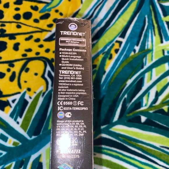 TrendNet 300 Mbps Wireless N PCI Adapter. NWOT still in box. - Picture 3 of 8